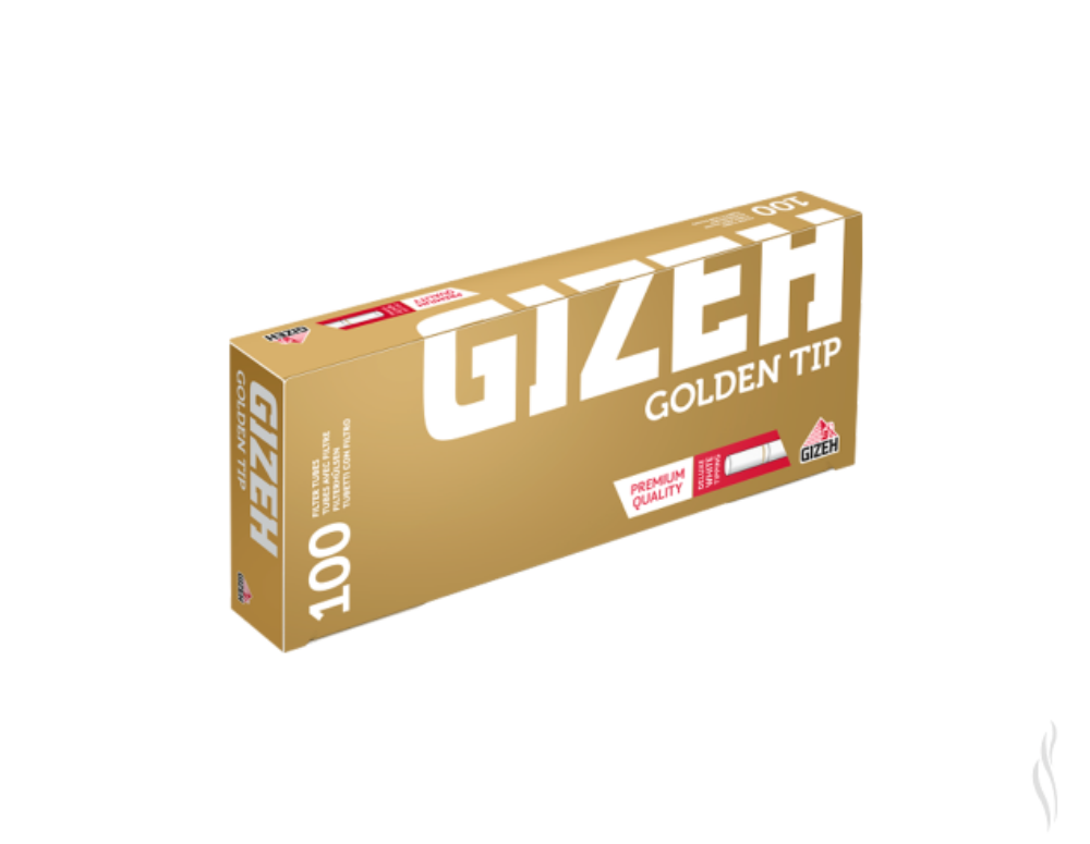 Gizeh Filter Tubes Golden Tips