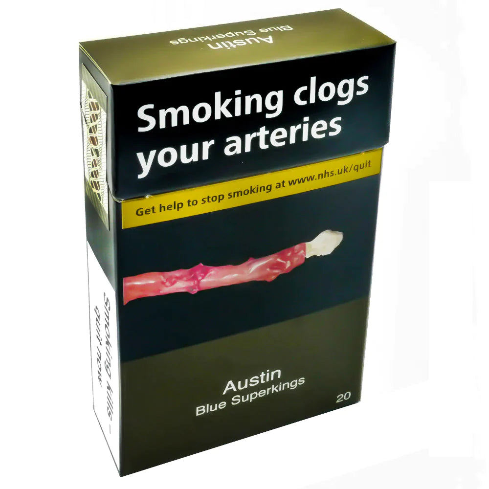 Austin Blue Super Kings Filter Cigarettes 20 Pack
