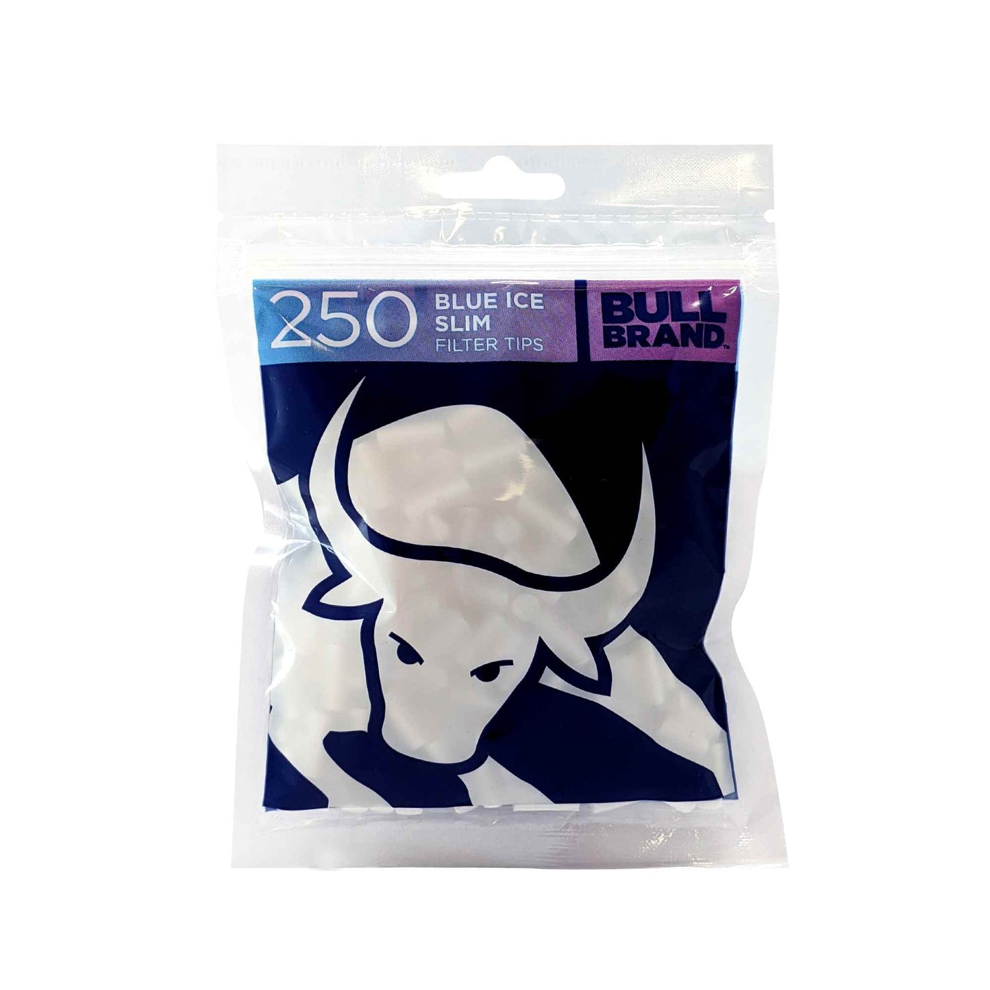 Bull Brand Blue Ice (Berry & Menthol) Slim Filter Tips Bags 250's