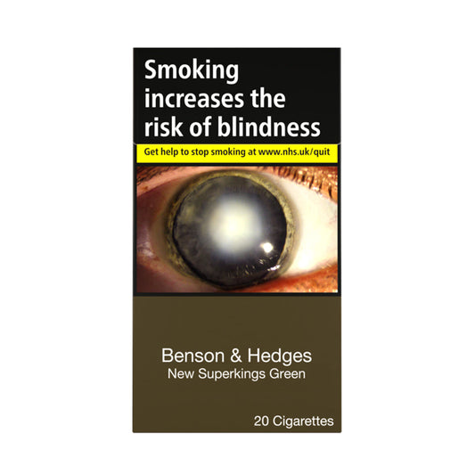 Benson & Hedges Superkings Green Cigarettes 20 Pack