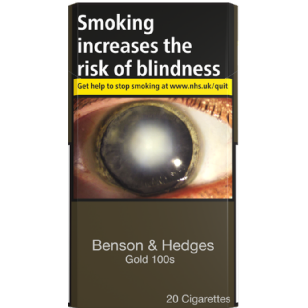 Benson & Hedges Gold '100s' Cigarettes 20 Pack