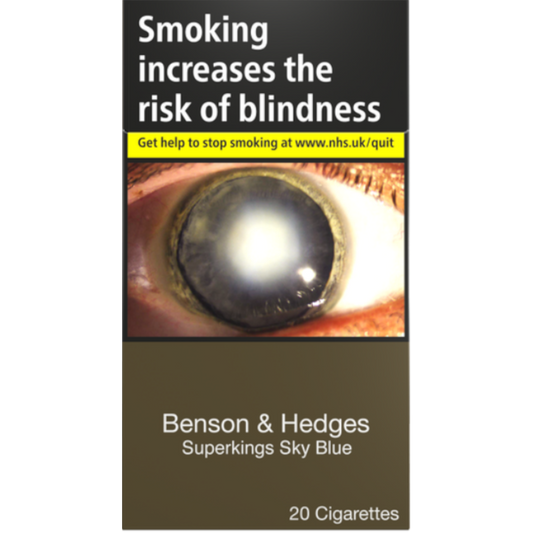 Benson & Hedges Superkings Sky Blue Cigarettes 20 Pack