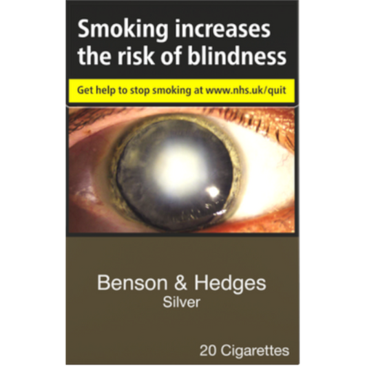 Benson & Hedges Silver Cigarettes 20 Pack