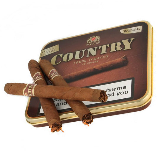 Neos Country Cigars Hand Filled Tin of 10's