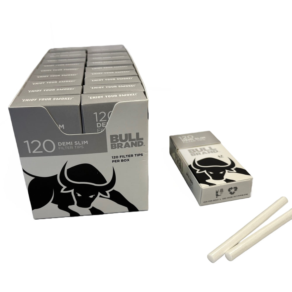 Bull Brand Demi Slim POP-OUT Filters (20 Packs)
