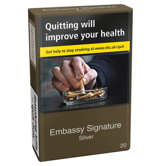Embassy Signature Silver 20s Cigarettes