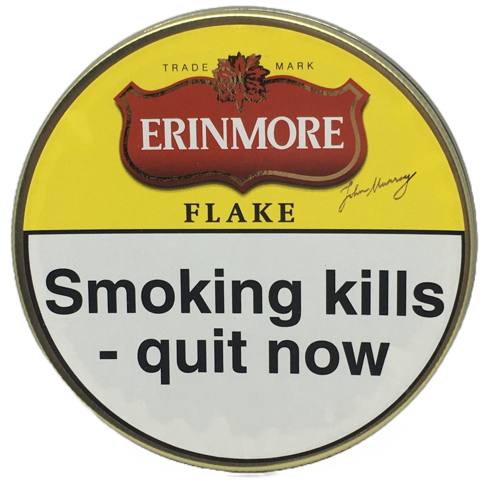 Erinmore Flake Pipe Tobacco 50g Tin
