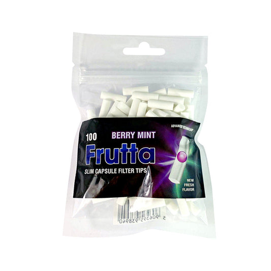 Frutta Berry and Mint Slim Capsule Filter Tips for Cigarettes
