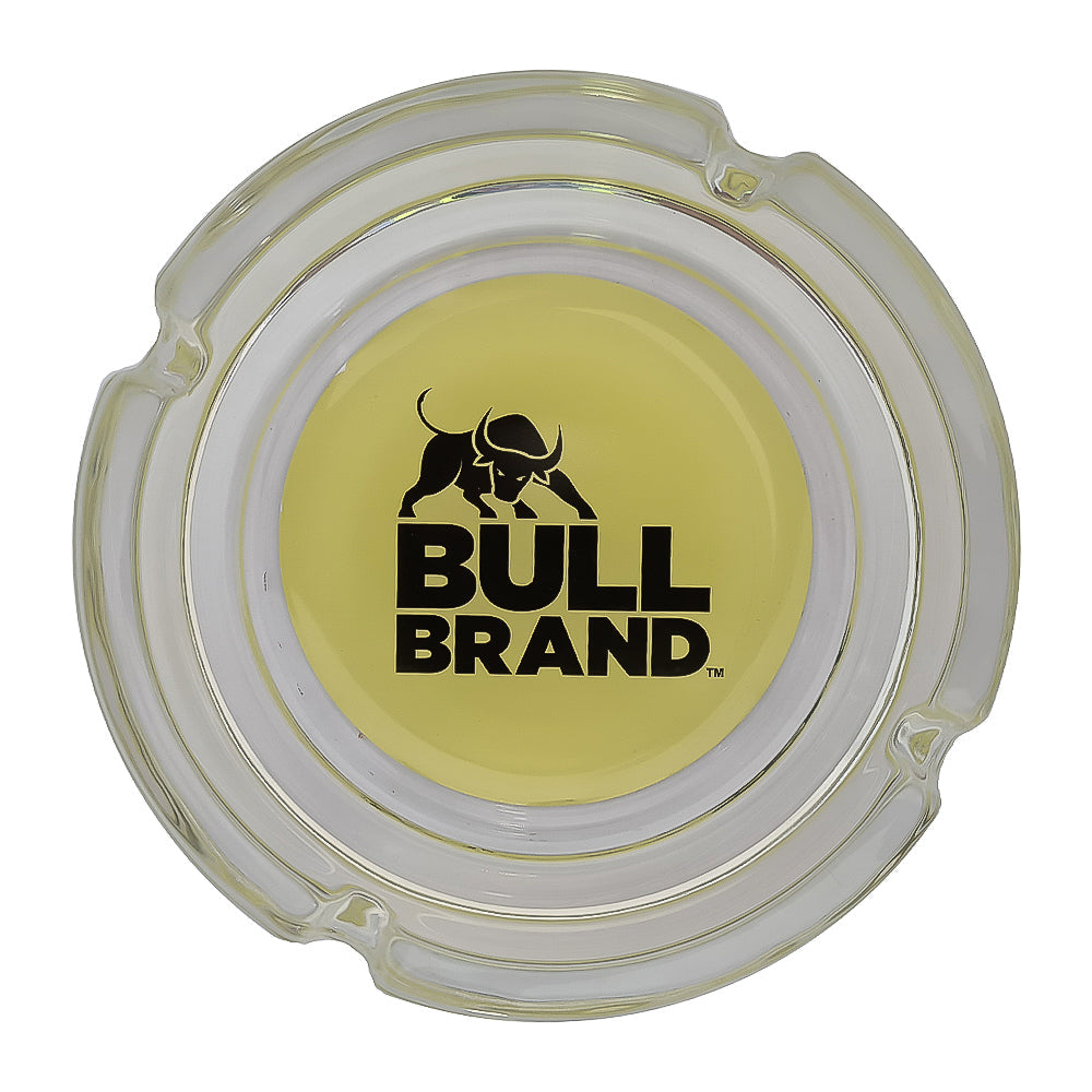 Bull Brand Glass Ashtray