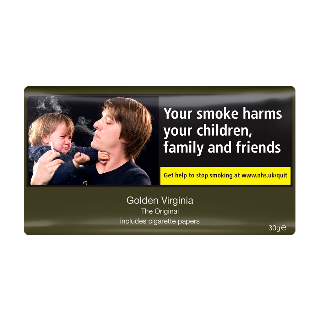 Golden Virginia The Original 30g Pouch Rolling Tobacco With Papers
