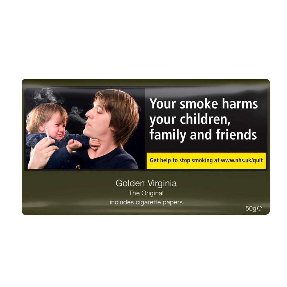 Golden Virginia The Original 50g Pouch Rolling Tobacco With Papers