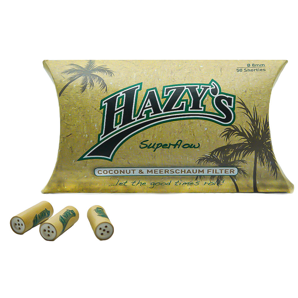 Hazy's 8mm RYO Coconut & Meerschaum Filters 50 pcs