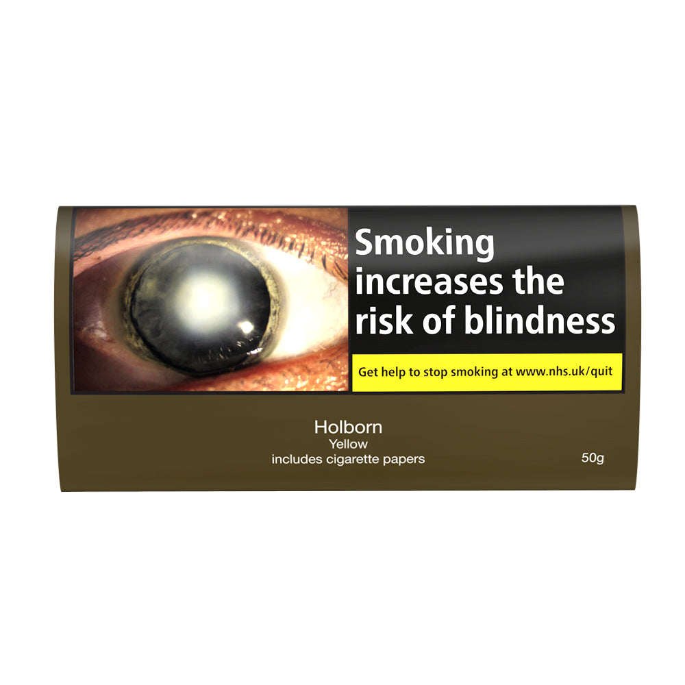 Holborn Yellow Hand Rolling Tobacco With Papers