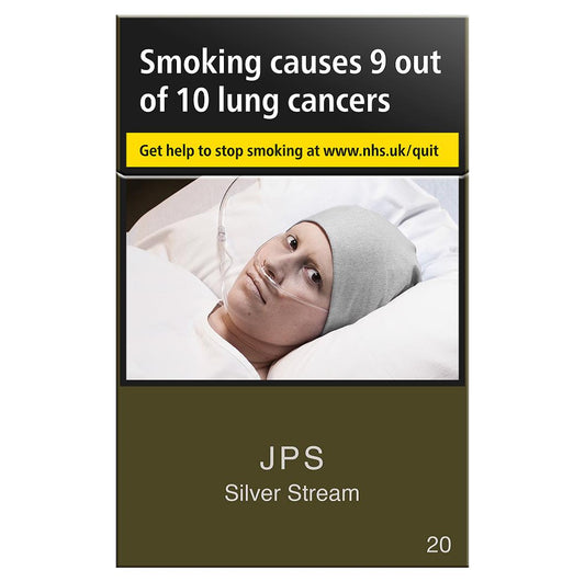 JPS Silver 20s Cigarettes