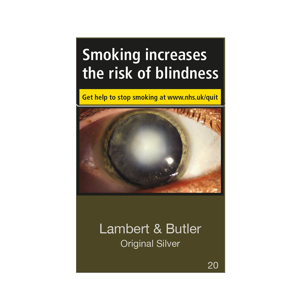 Lambert & Butler Original Silver 20s Cigarettes