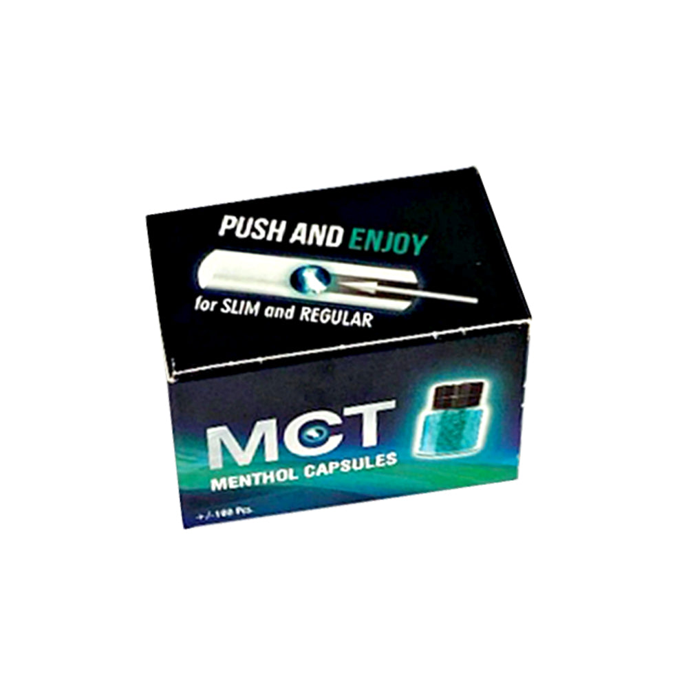 MCT Menthol Flavoured Capsules for Cigarettes 100 Pack