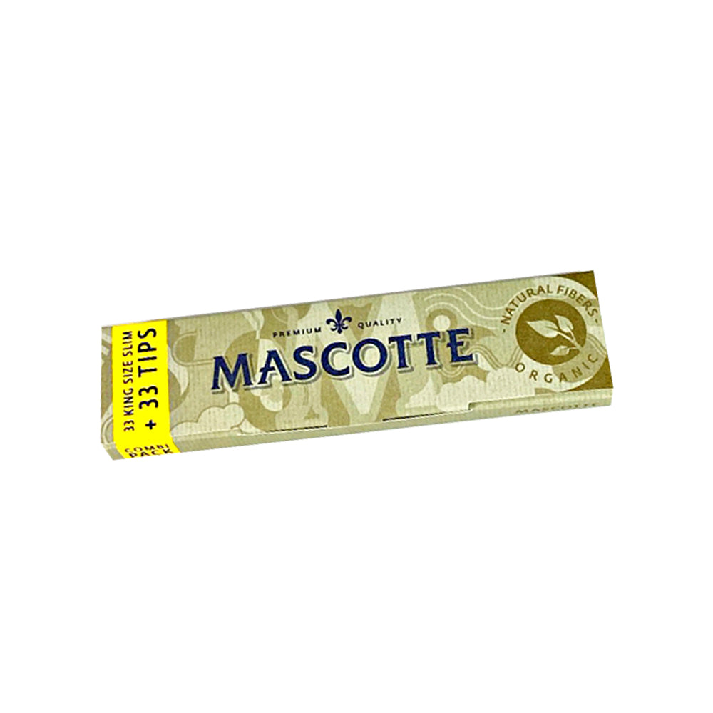 Mascotte Organic Combi Pack 33 King Size Slim Papers 33 Tips