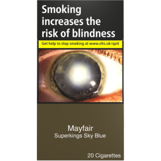 Mayfair Sky Blue Superkings Cigarettes 20 Pack