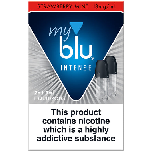 MyBlu Intense Strawberry Mint Pods 18MG