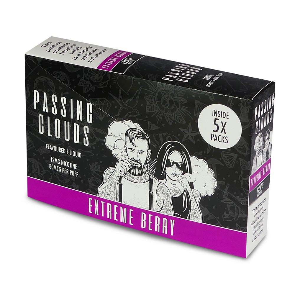 Passing Clouds Extreme Berry E-Liquid 12mg