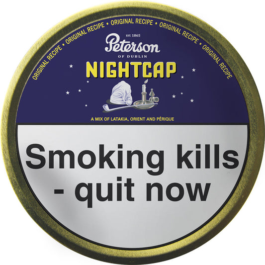 Peterson Night Cap Pipe Tobacco 50g Tin