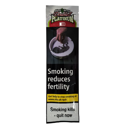 Blunt Wrap Double Platinum Red 2 Pack