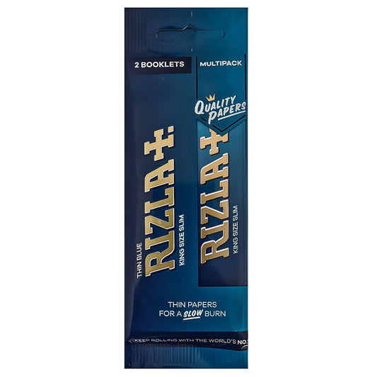 Rizla Blue Kingsize Rolling Papers Multi Pack Flow Wrapped 2s