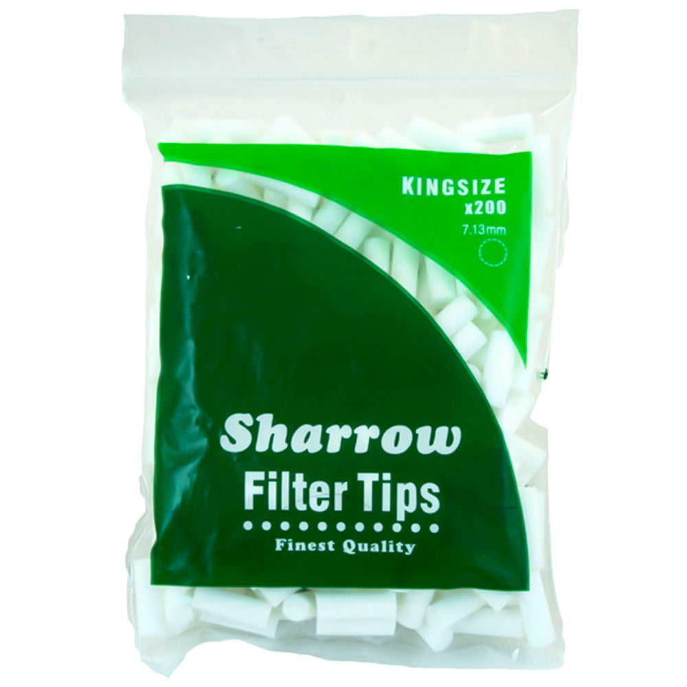 SHARROW KINGSIZE FILTER TIPS - 200's Bag