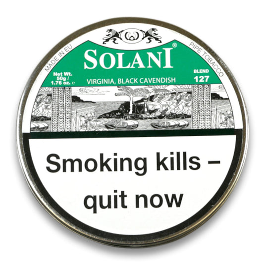 Solani Virginia Black Cavendish (Green) Blend 127 Pipe Tobacco 50g Tin