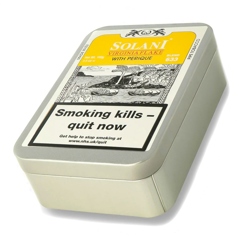 Solani Virginia Flake With Perique Pipe Tobacco 100g Tin