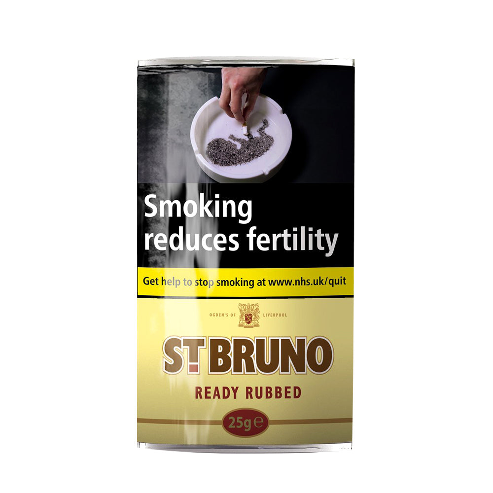 St Bruno Read Rubbed Pipe Tobacco 25g Pouch