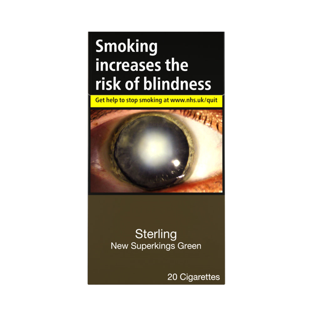 Sterling Superkings Green Cigarettes 20 Pack