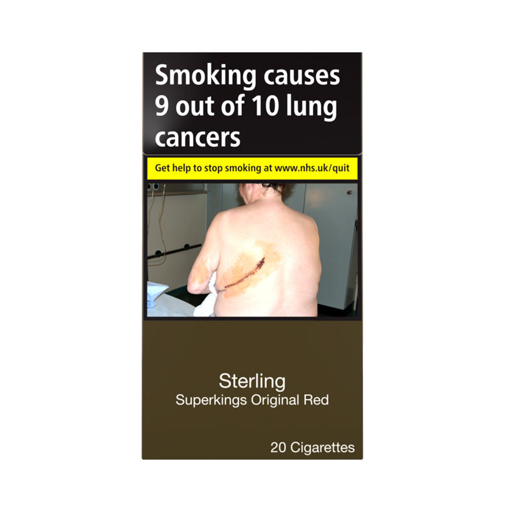 Sterling Superkings Original Red Cigarettes 20 Pack