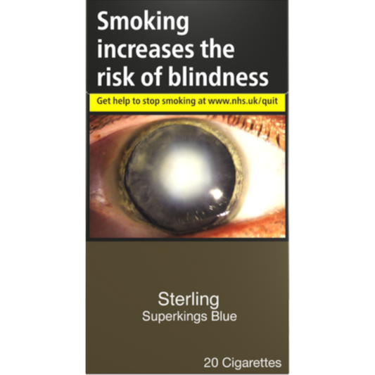 Sterling Superkings Blue Cigarettes 20 Pack