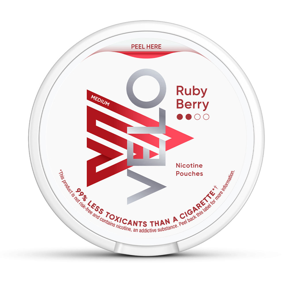 VELO Ruby Berry - 20 Nicotine Pouches