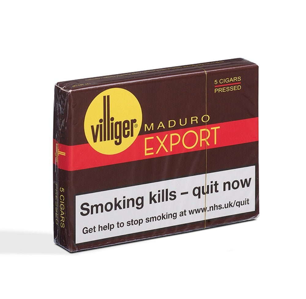 Villiger Export Pressed Maduro Cigars 5s
