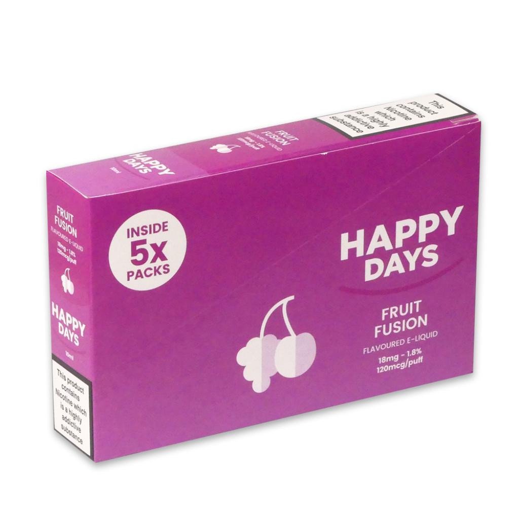 Happy Days Fruit Fusion E-Liquid 18mg