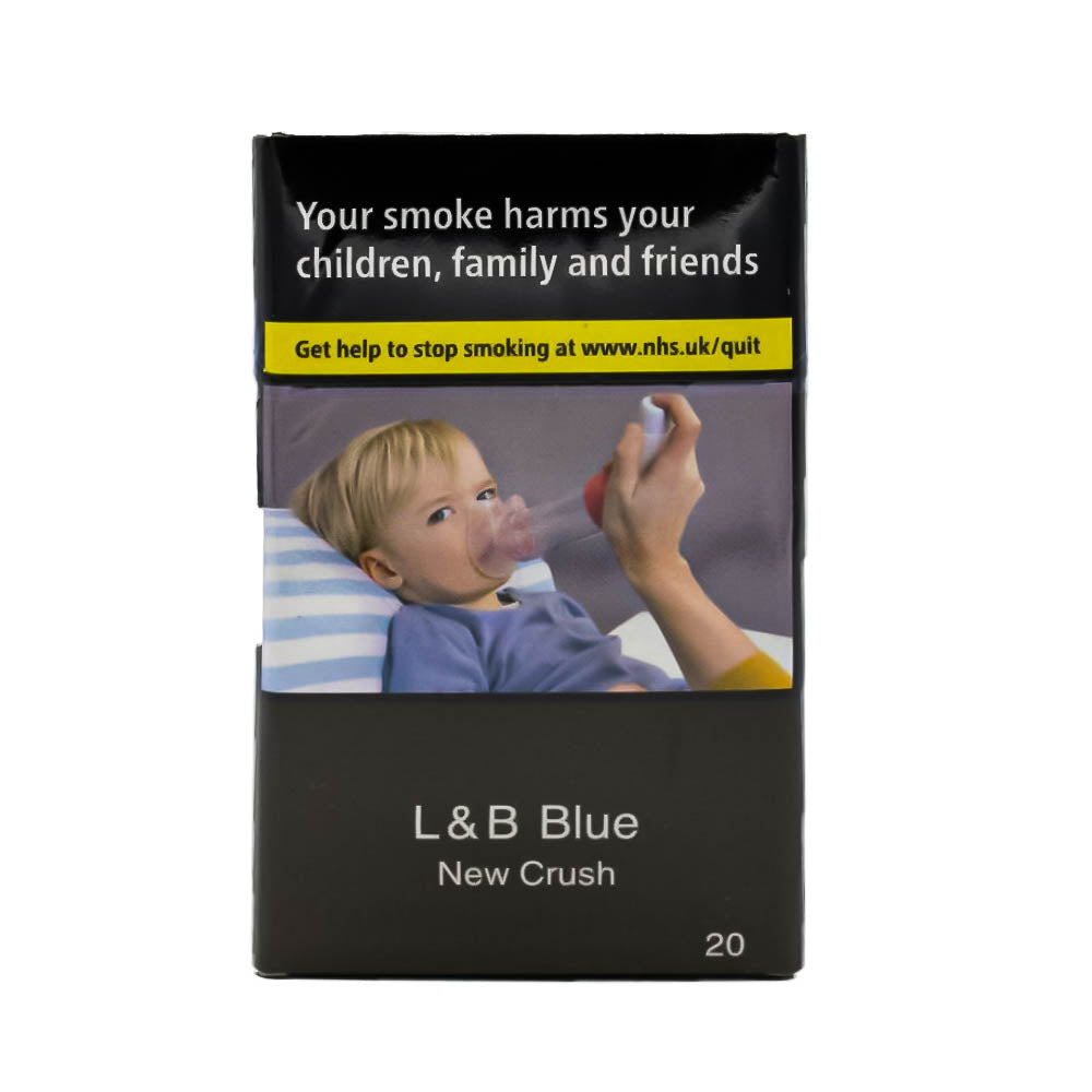 L&B Blue New Crush 20s Cigarettes