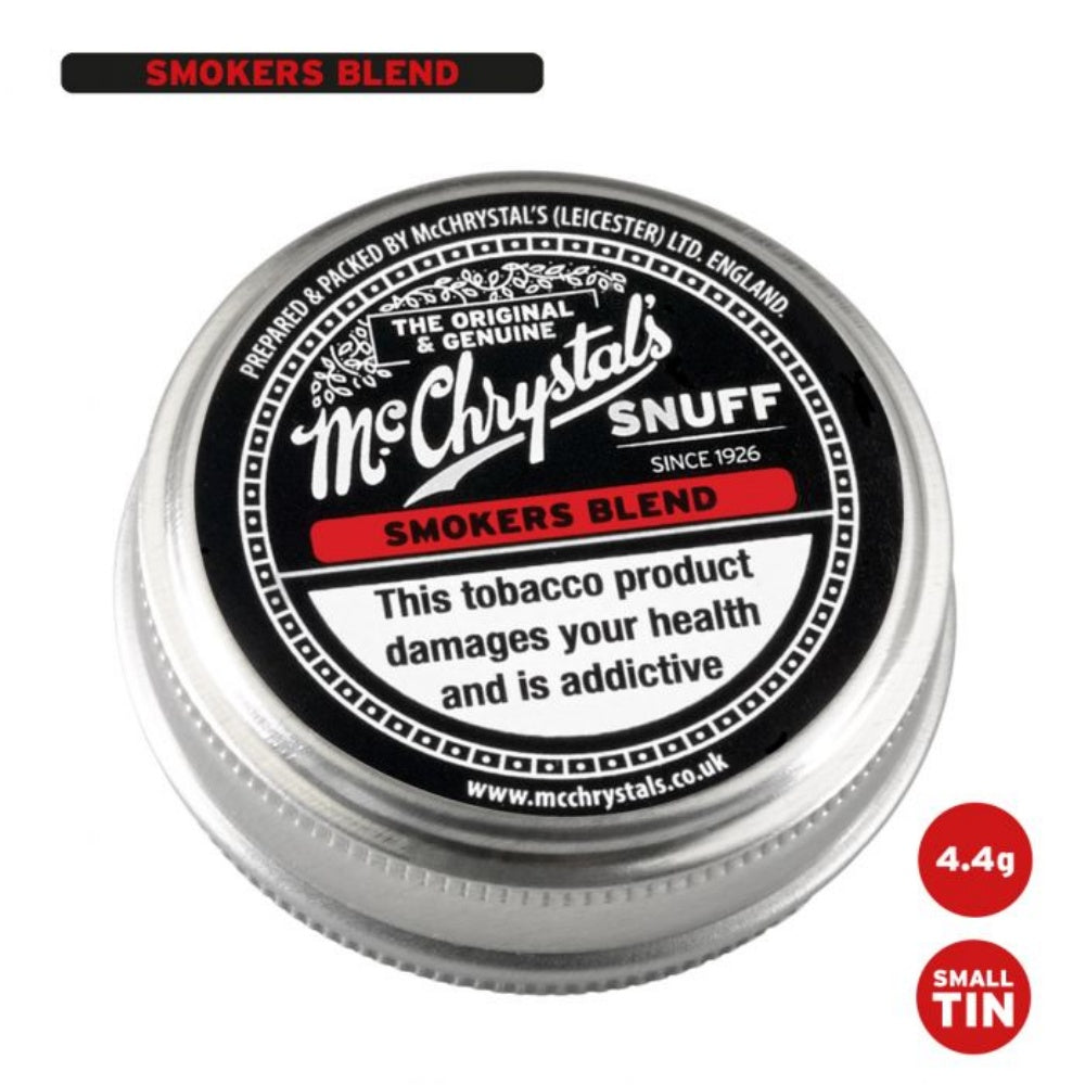 McChrystals Smokers Blend Snuff - Small Tin