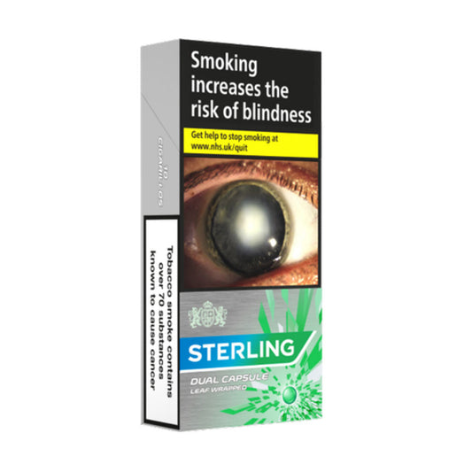 Sterling Dual Menthol Capsule Leaf Wrapped Cigarillos 10 Pack