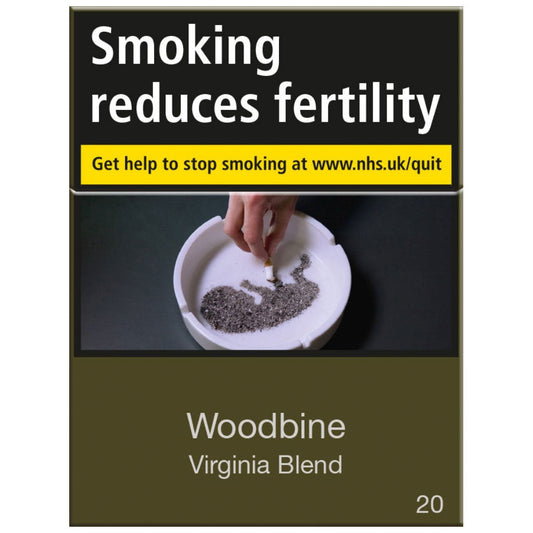 Woodbine Virginia Blend Non-Tipped 20s Cigarettes